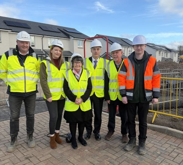 Ward councillors from Gorebridge and Bonnyrigg have joined Midlothian Council’s Cabinet Member for Housing, Councillor Stuart McKenzie, on tours of two flagship green‑energy
