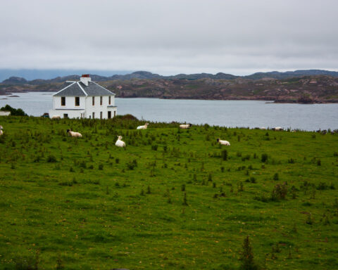 A Scottish house in the Highlands