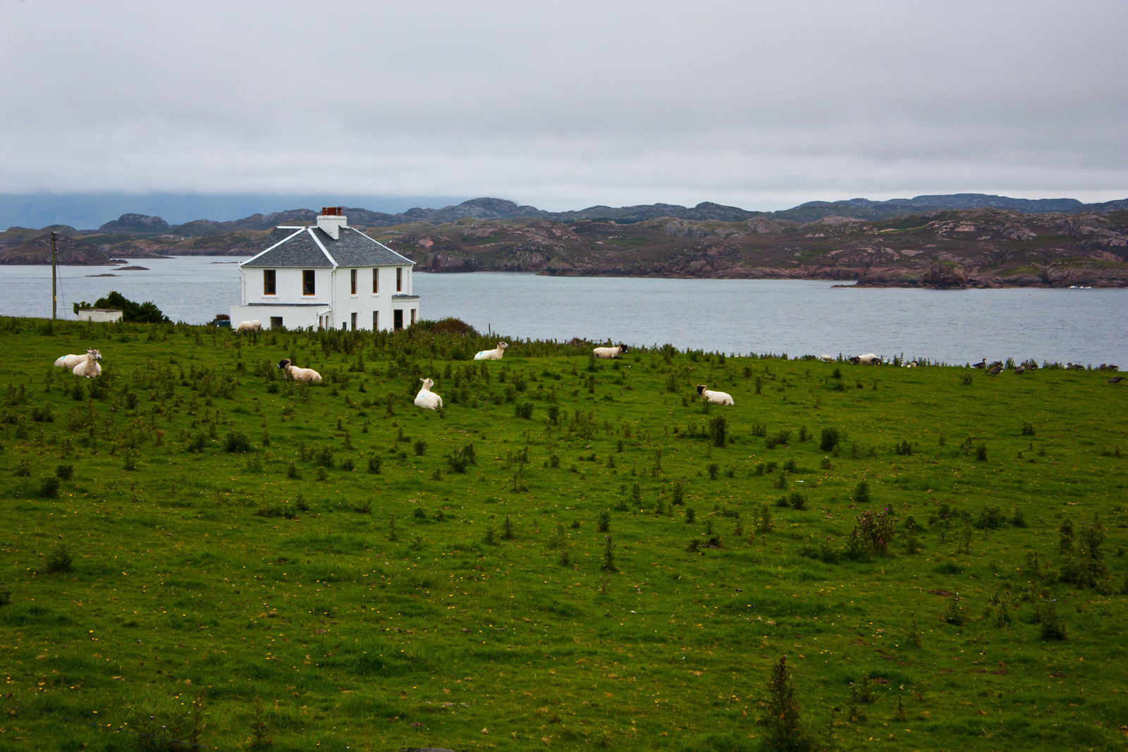 A Scottish house in the Highlands
