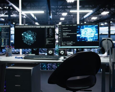 100038676 computers in data center supporting ai training workflows